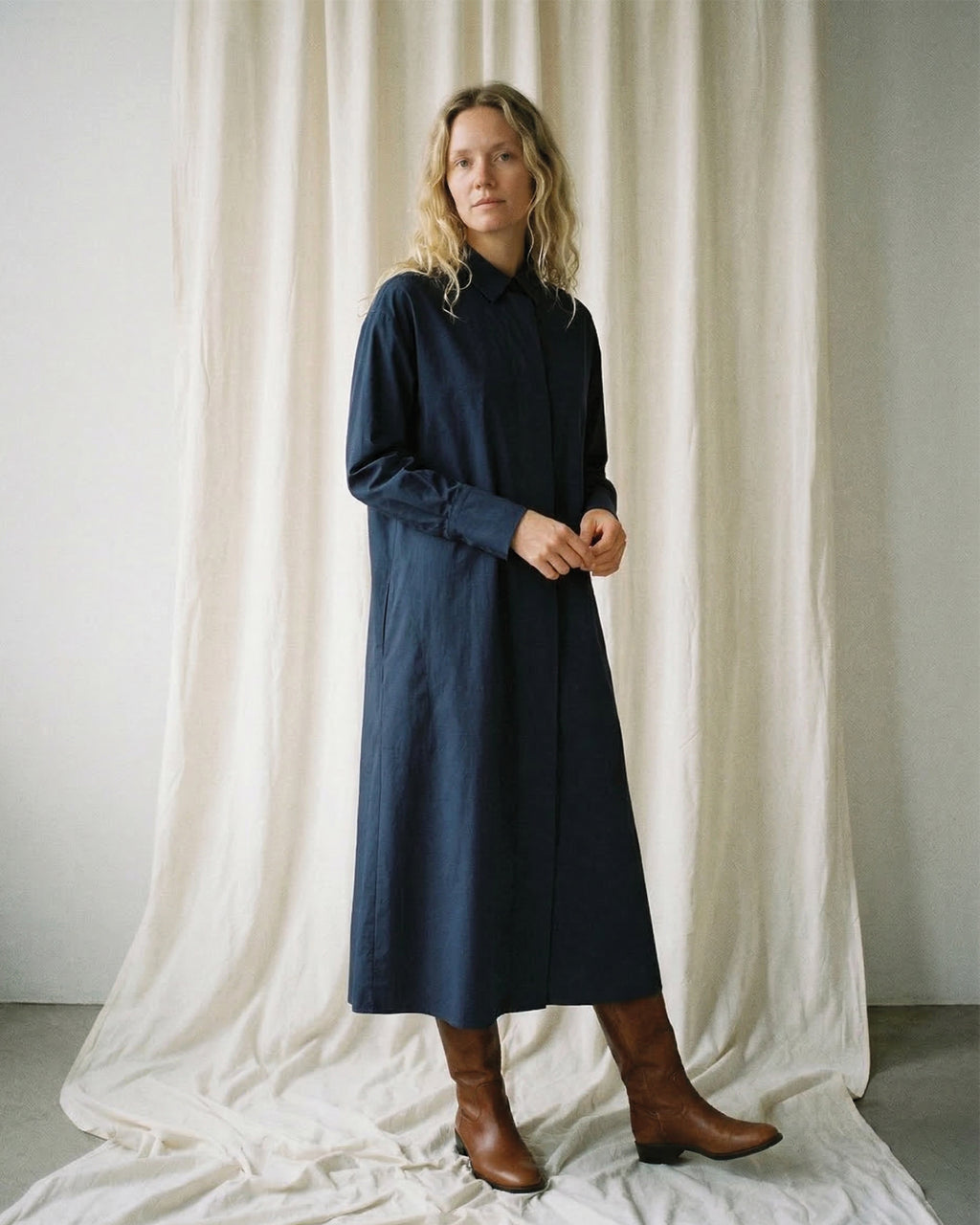 LA ROUGE ApS Vilda Dress Dress Navy
