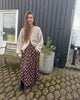 LA ROUGE ApS Vilma Dot Skirt Skirt Dark Brown/Sand Dot