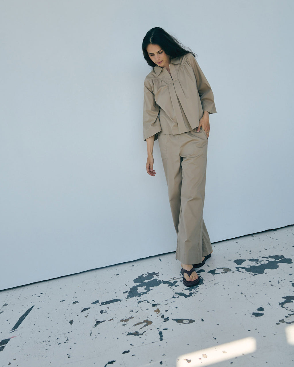 LA ROUGE ApS Vilma Pants Pants Dark Sand