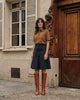 LA ROUGE ApS Vilma Plisse Skirt Skirt Black