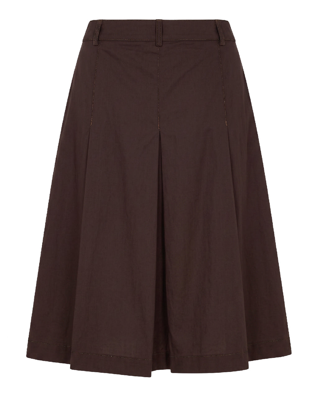 LA ROUGE ApS Vilma Plisse Skirt Skirt Dark Brown