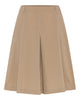 LA ROUGE ApS Vilma Plisse Skirt Skirt Dark Sand