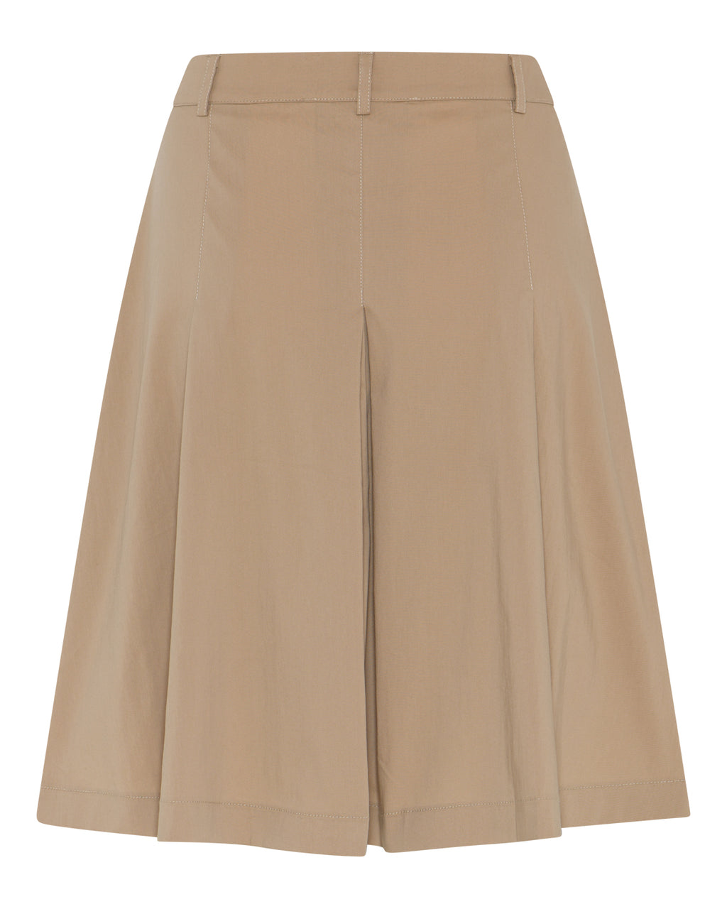 LA ROUGE ApS Vilma Plisse Skirt Skirt Dark Sand
