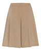 LA ROUGE ApS Vilma Plisse Skirt Skirt Dark Sand