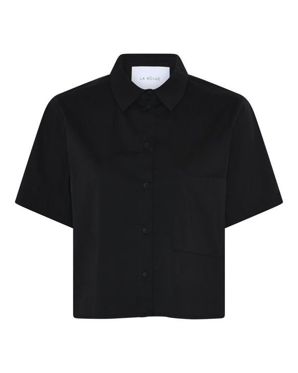 LA ROUGE ApS Vilma S/S Shirt Short Sleeve Black