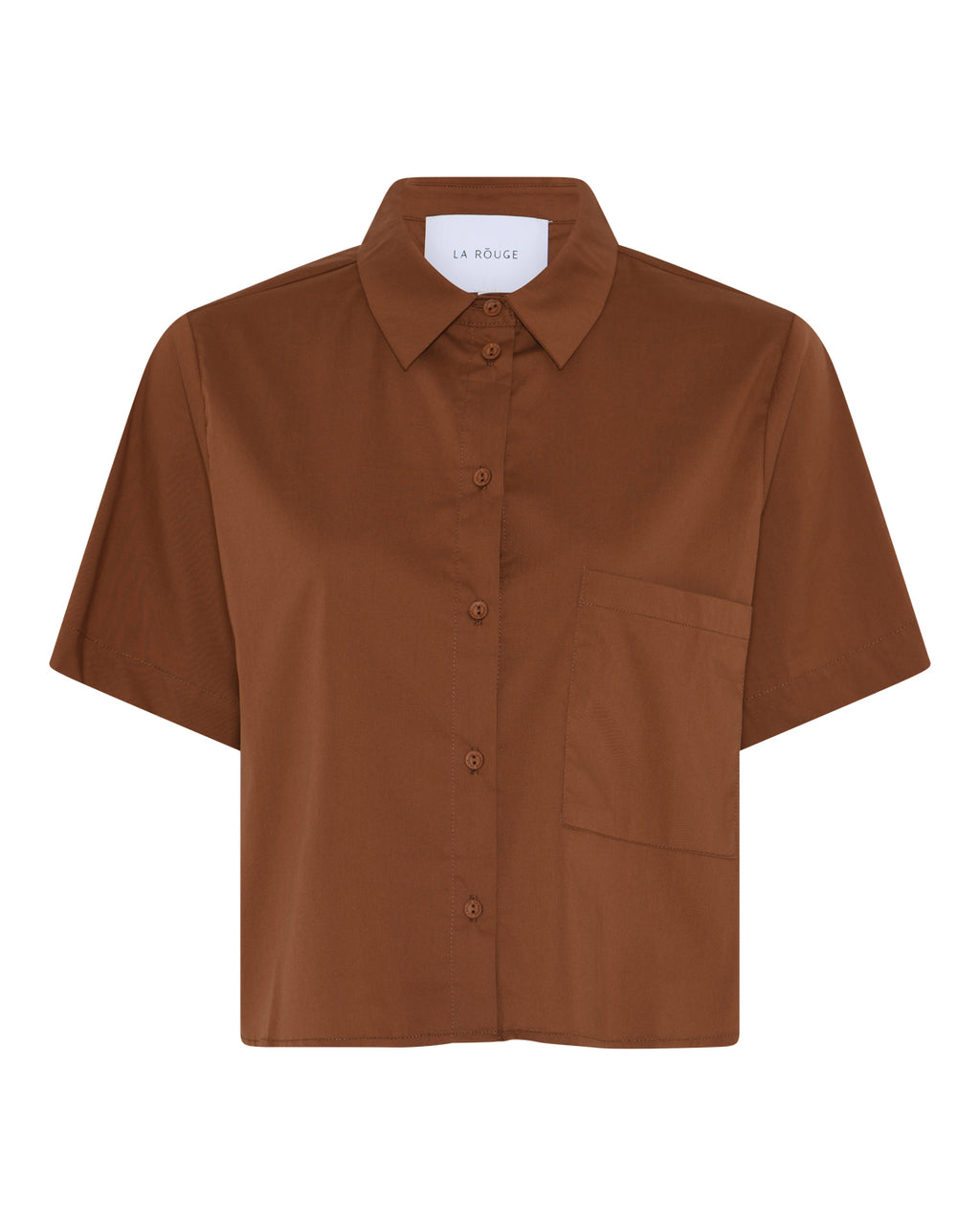 LA ROUGE ApS Vilma S/S Shirt Short Sleeve Chestnut