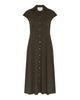 LA ROUGE ApS Vilma Shirtdress Shirtdress Army Green
