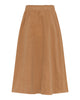 LA ROUGE ApS Vilma Skirt - Corduroy Skirt Camel
