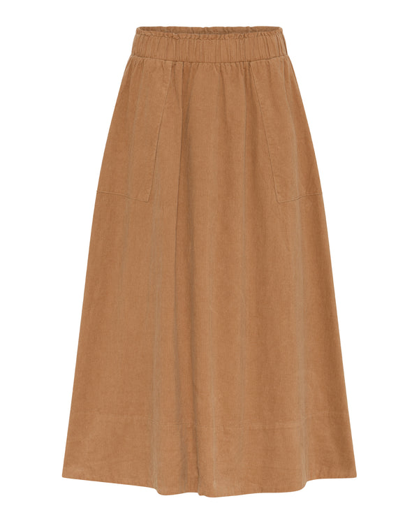 LA ROUGE ApS Vilma Skirt - Corduroy Skirt Camel
