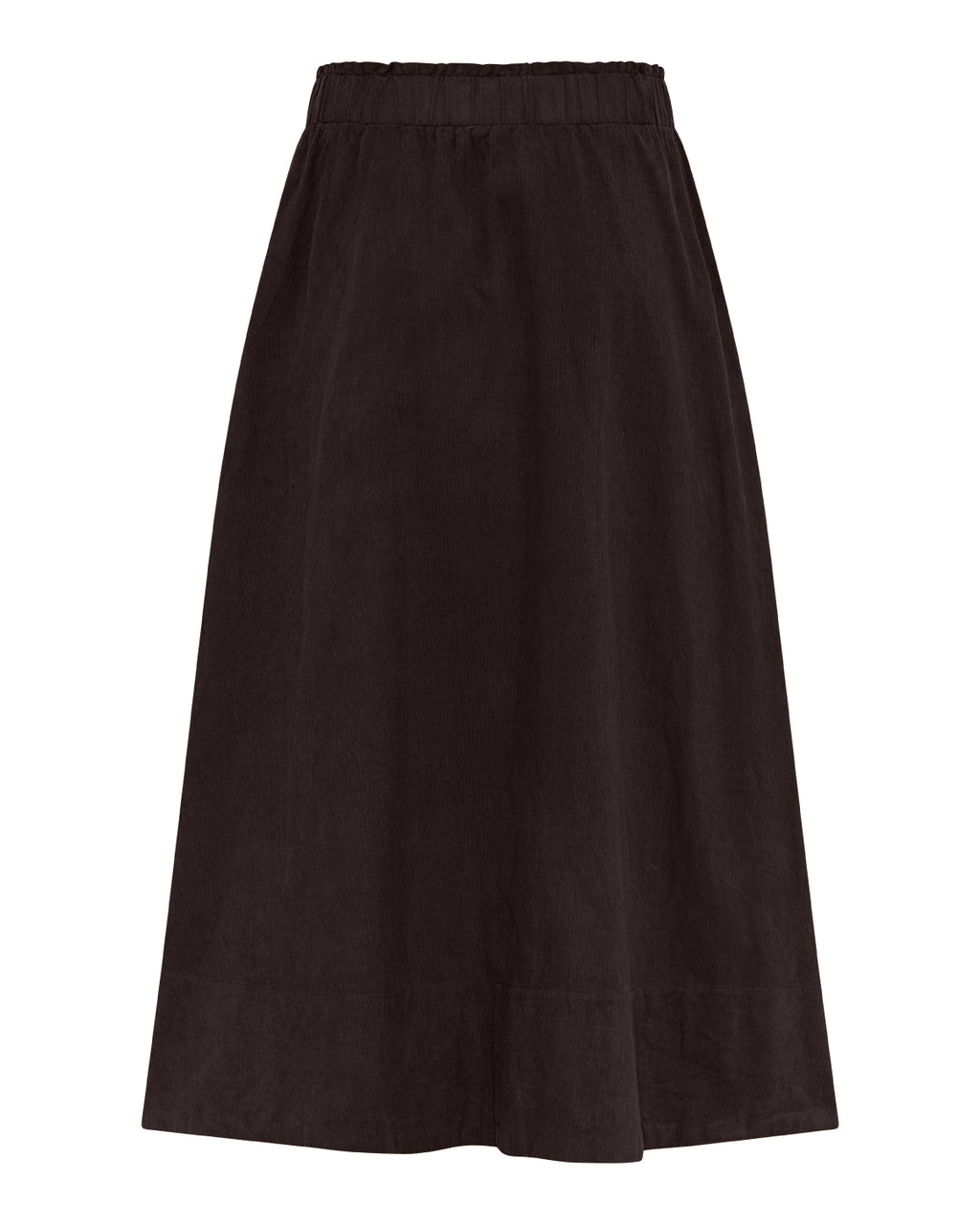 LA ROUGE ApS Vilma Skirt - Corduroy Skirt Dark Brown