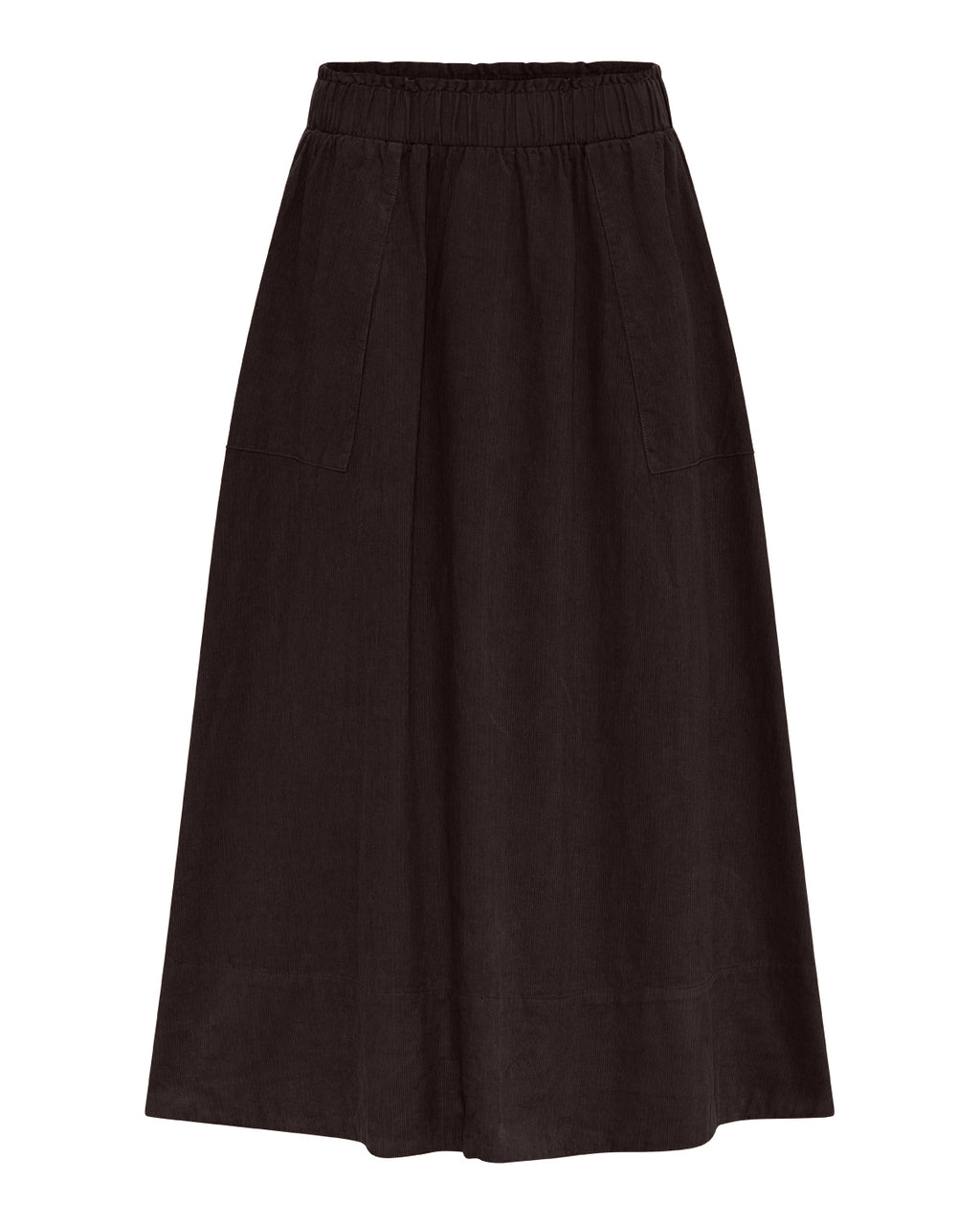 LA ROUGE ApS Vilma Skirt - Corduroy Skirt Dark Brown