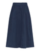 LA ROUGE ApS Vilma Skirt - Corduroy Skirt Navy