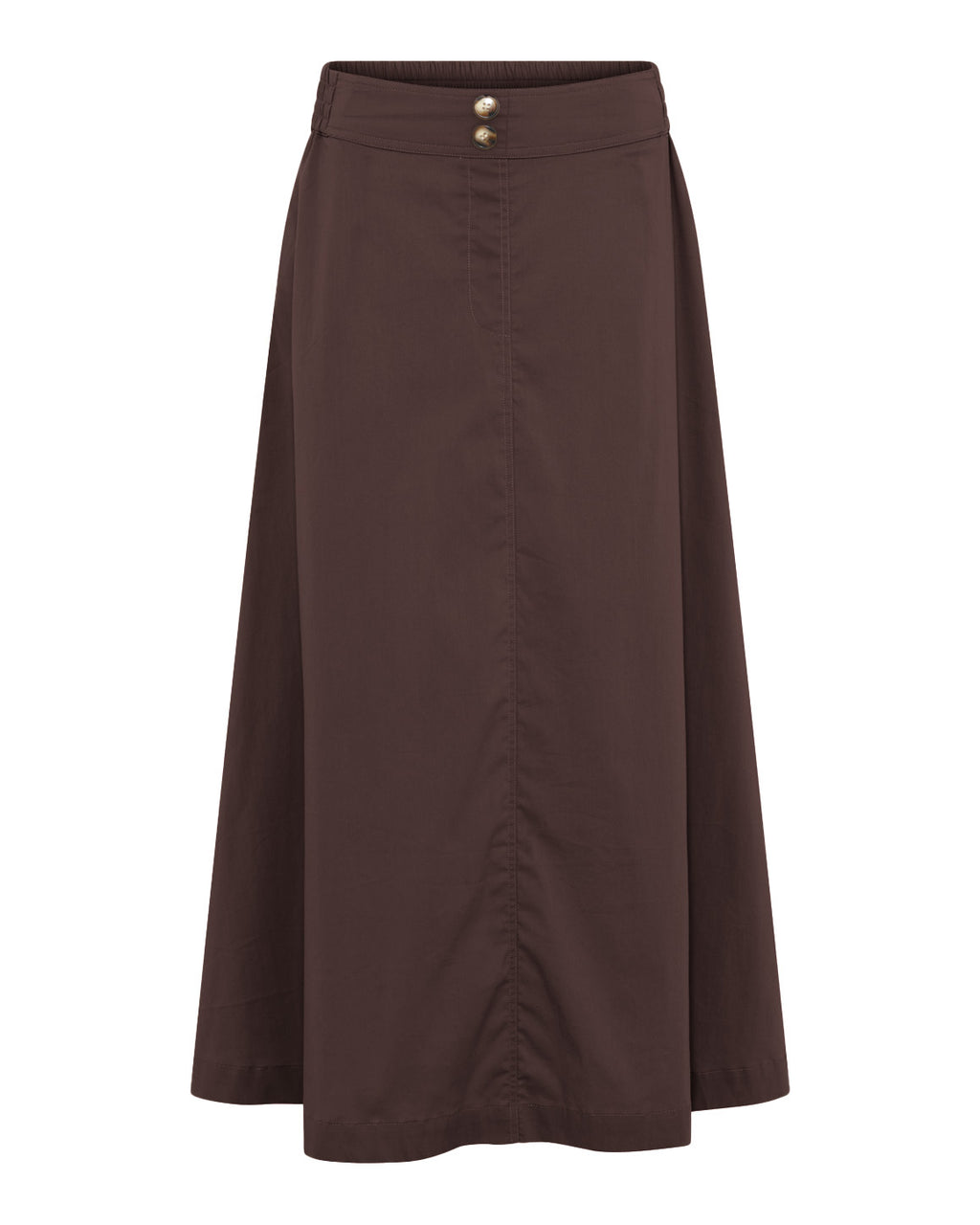 LA ROUGE ApS Vilma Skirt - Long Skirt Dark Brown