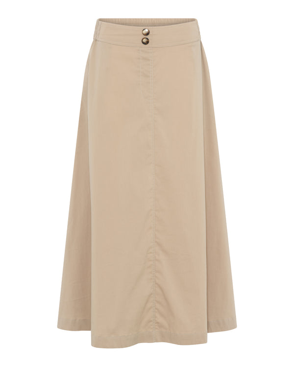 LA ROUGE ApS Vilma Skirt - Long Skirt Sand