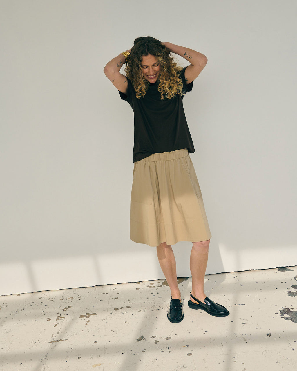 LA ROUGE ApS Vilma Skirt - Short Skirt Sand