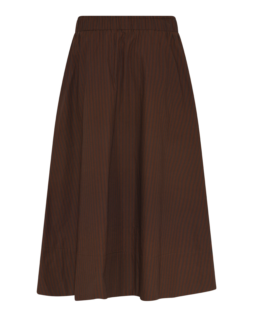 LA ROUGE ApS Vilma Skirt Striped Skirt Brown stripes