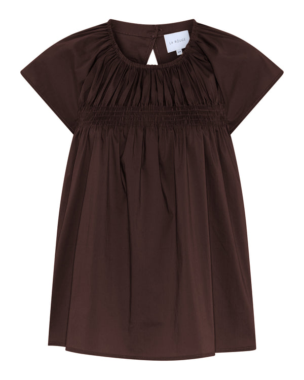 LA ROUGE ApS Vilma Sleeveless Top Sleeveless Top Dark Brown