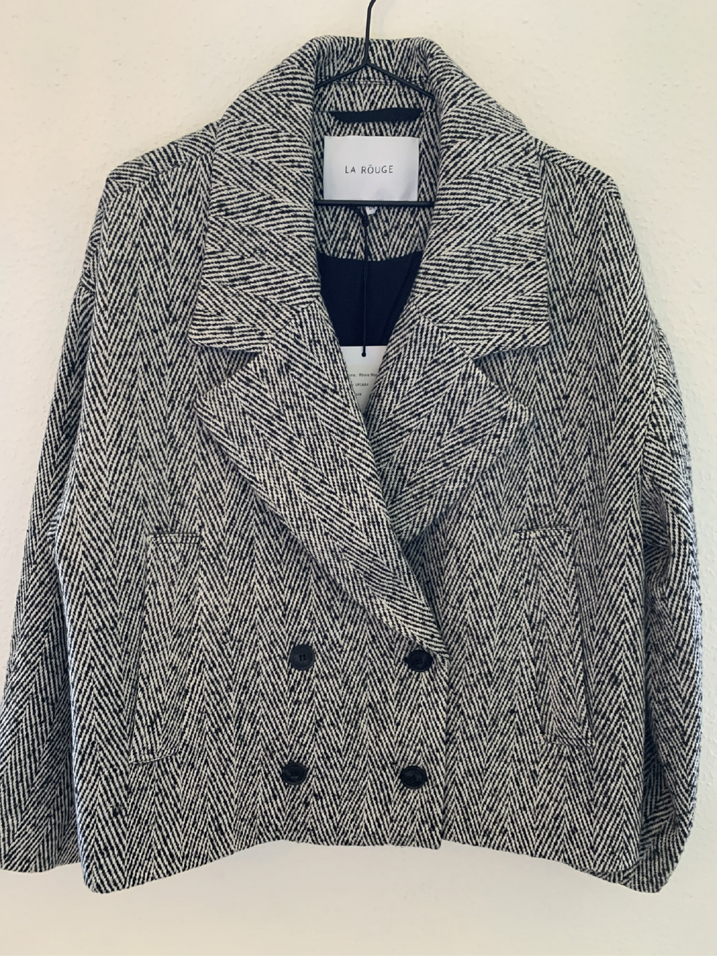 LA ROUGE ApS Winnie Wool Jacket Jacket Black