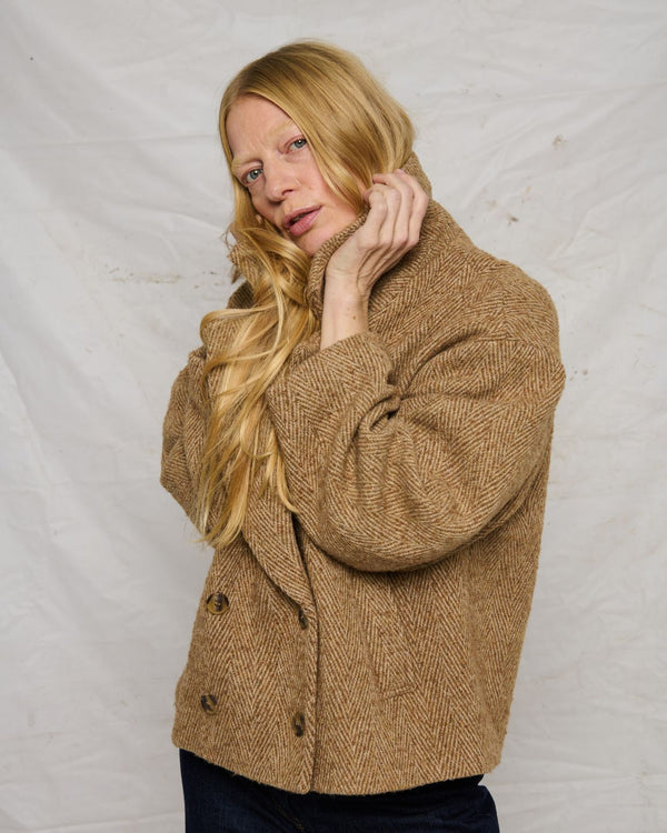 LA ROUGE ApS Winnie Wool Jacket Jacket Camel