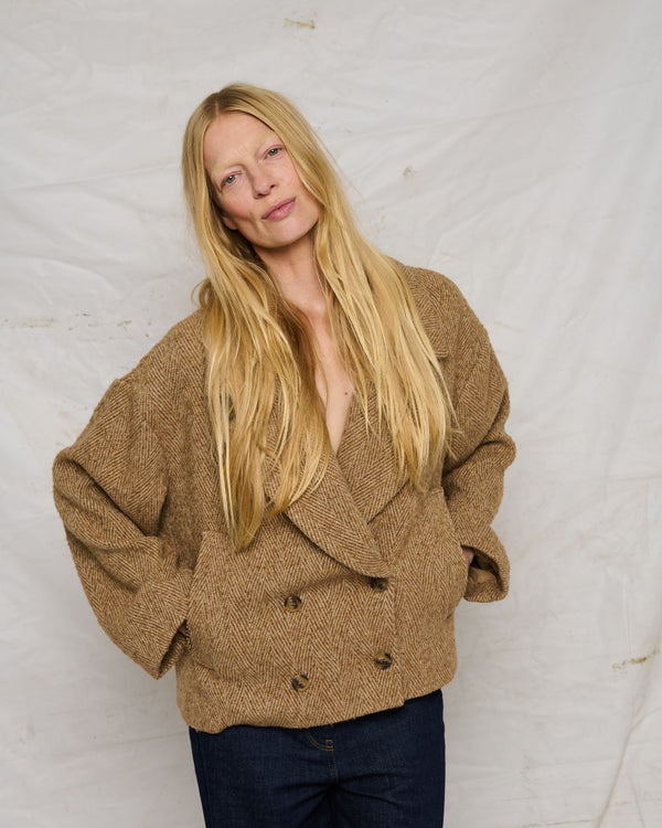 LA ROUGE ApS Winnie Wool Jacket Jacket Camel