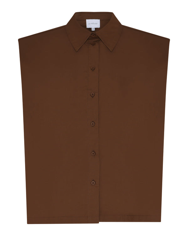 LA ROUGE ApS Pia Blouse Blouse Dark Brown