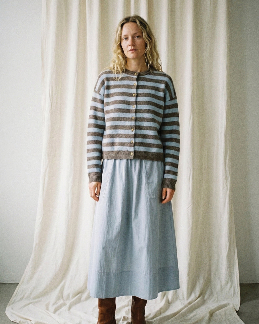 LA ROUGE ApS NOOS - Vilma Skirt Skirt Faded Blue