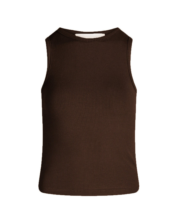 LA ROUGE ApS NOOS - Lisa Singlet Top Dark Brown