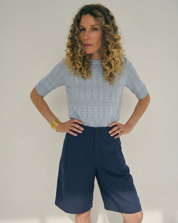 LA ROUGE ApS Alma Knit Knit Light Blue