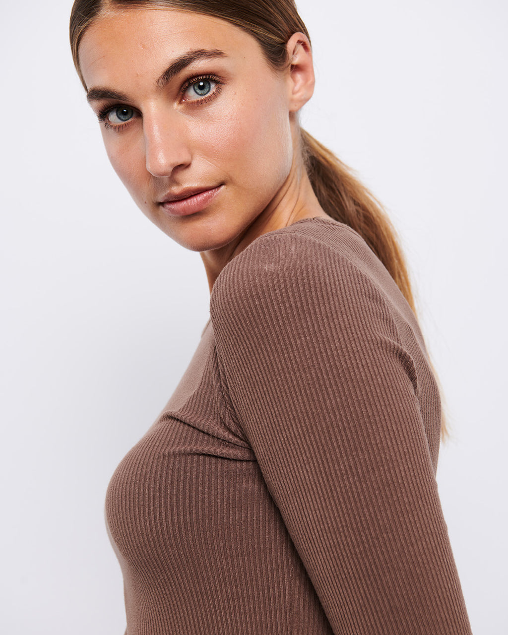LA ROUGE ApS NOOS - Lisa L/S t-shirt T-shirt Brown